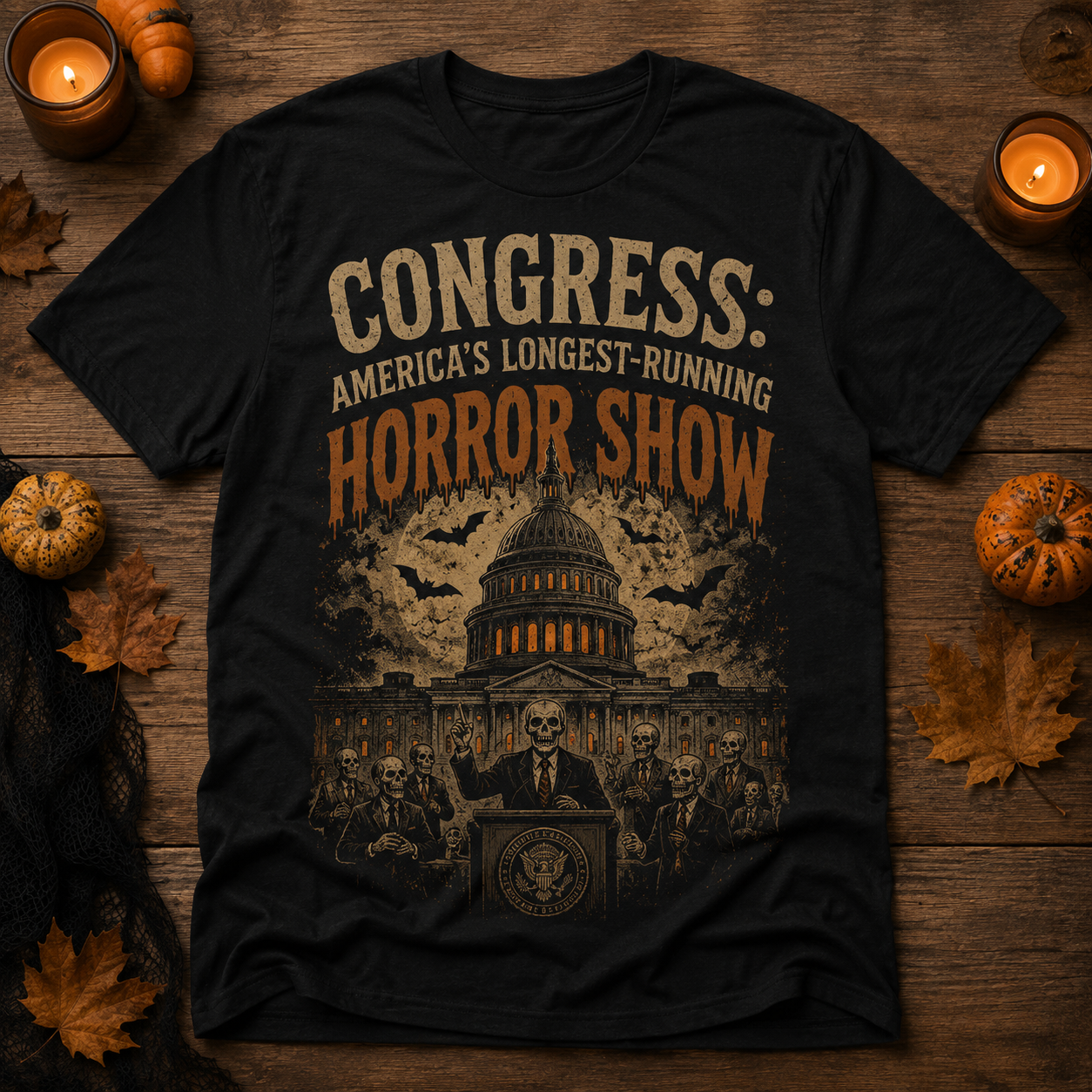 Congress America’s Longest-Running Horror Show T-Shirt