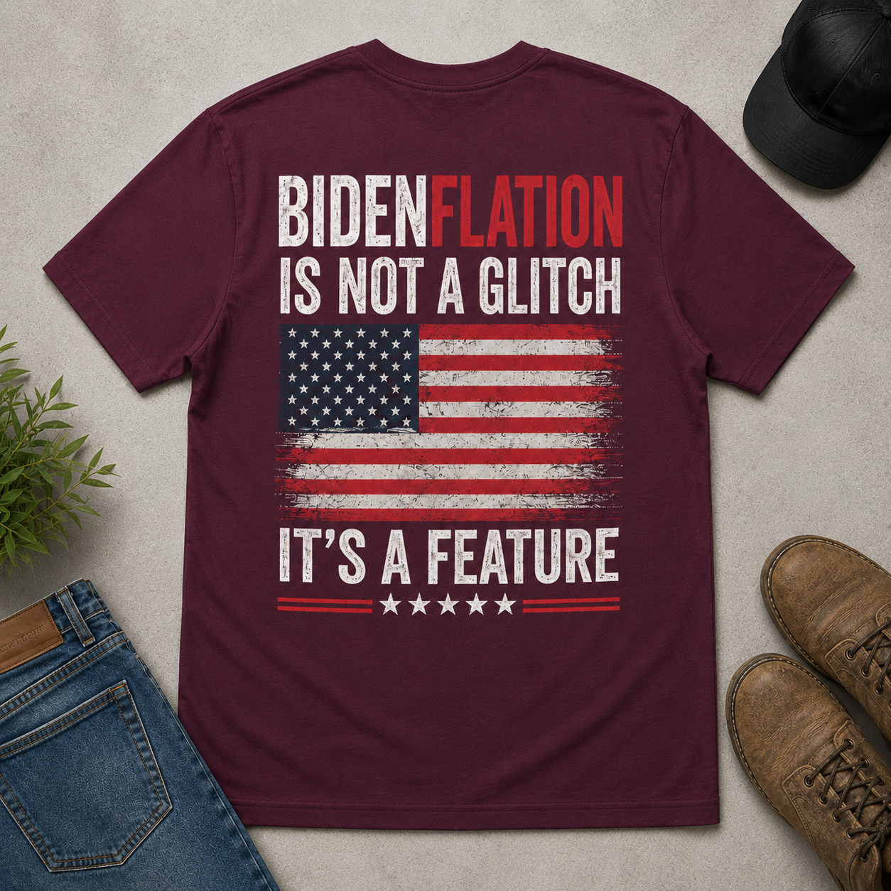Bidenflation Is Not a Glitch Funny Political T-Shirt
