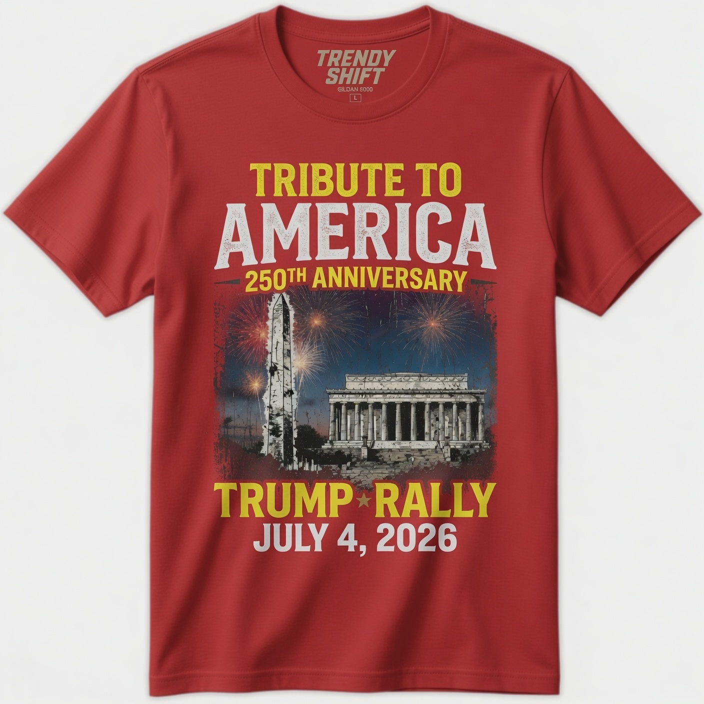 Tribute to America 250th Trump Rally T-Shirt