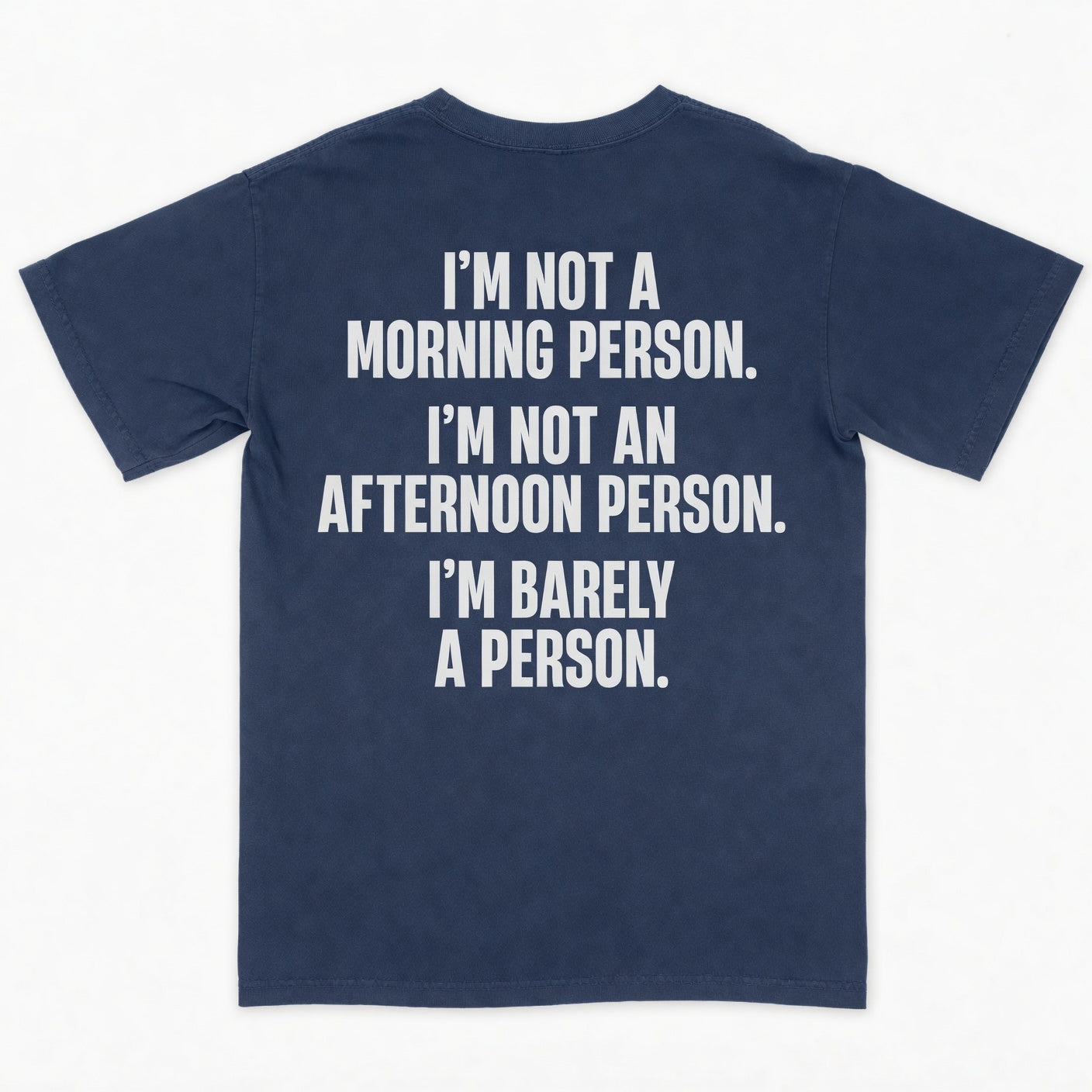 I’m not a morning person. I’m not an afternoon person. I’m barely a person